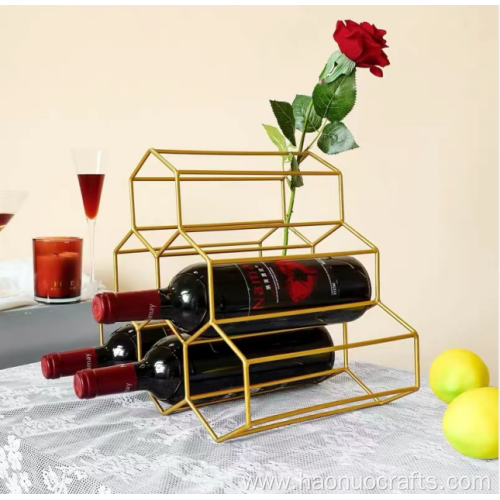 fashion Hexagonal noble wine rack